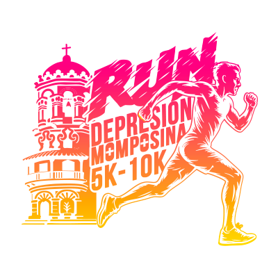 Logo del evento RUN DEPRESIÓN MOMPOSINA 5K - 10K